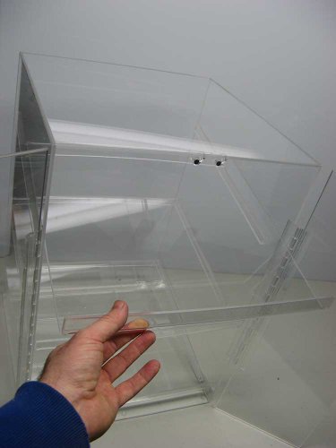 Self Serve Pastry or donut display case 3 trays for deli bakery convenience stores Display it and keeps fresh