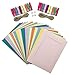 PandaKIS 20 Pack Paper Photo Frame DIY Wall Deco with Mini Clothespins and Stickers String Fits 4