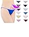AMERICAN ACTIVE Women's 12 Pack Sexy String Bikini Briefs (Large)