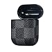 Compatible with Airpods Leather Case Cover with Carabiner Accessories Kits, Portable Protective Shockproof Cover Compatible with Airpods 1 & 2 Charging Case Outdoor Portable