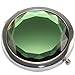 KOLIGHT®Double Sides (One is Normal,Another is Magnifying) Portable Foldable Pocket Metal Makeup Compact Mirror Woman Cosmetic Mirror (Green)