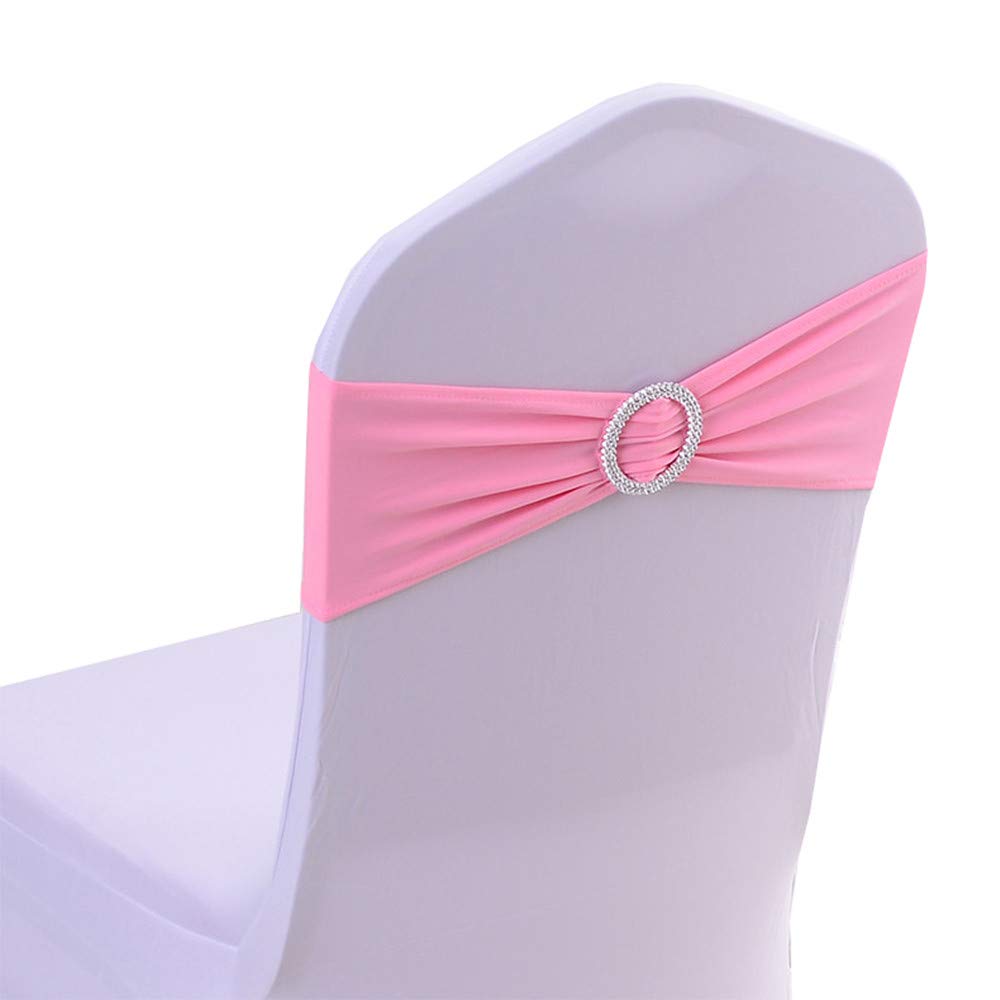 Best Pink Satin Chair Covers