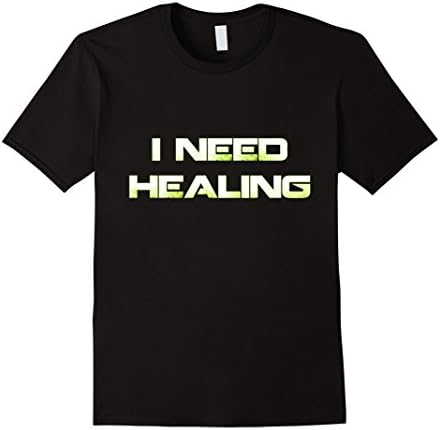 Mens I Need Healing Video Game T-Shirt Small Black