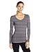 32 DEGREES Heat Womens Medium Weight Base Layer Shirt Heather Light Stone Large