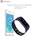 InnKoo Waterproof Fitness Tracker Watch, U1 Activity Tracker Pedometer Watch Steps Calories Counter Smart Bracelet Wristband Sports Band Sleep Tracker, for Women Men Kids Seniors (Black)