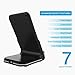 iPhone X Wireless Charger, Alloda Breathing Light QI Fast Wireless Charging stand for Samsung Galaxy S9 Plus S9+ S8 S7a Edge S6 Note 8/5 etc.Standard Charge for iPhone X 8 Plus - No AC Adapter