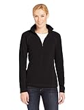 White Sierra Women's Alpha Beta Quarter Zip Fleece, Black, Small