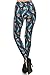 Leggings Depot High Waisted Camouflage & Multiple Print Leggings for Women-Full Length-R519, Peacock Feather, One Size