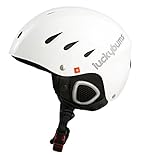 Lucky Bums Snow Sport Helmet, White, Medium