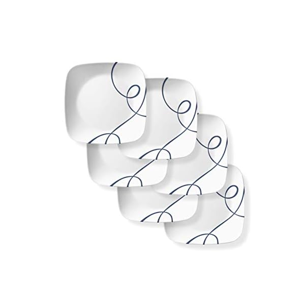 Corelle Chip Resistant Lunch Plates, 6Piece, Lia The Home Kitchen Store