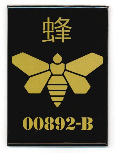 Animewild Breaking Bad Gold Moth Logo Magnet