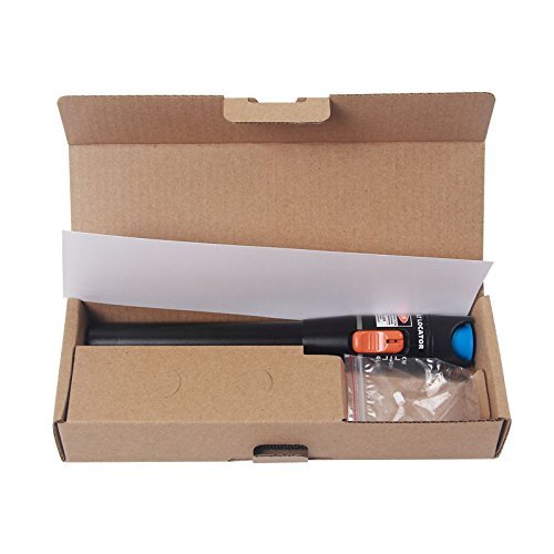 10mW Visual Fault Locator (VFL) and Fiber Optic Cable Tester - STRONG light beam - TOUGH Aluminium Body - Case Included - Commercial QUALITY