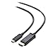 Cable Matters Unidirectional USB C to HDMI Cable - 10ft, [4K@60Hz / 2K@144Hz], USB-C to HDMI Cable, Thunderbolt 4 / USB4 Compatible with iPhone 16/15 Pro Max Plus, MacBook, XPS 13, Surface Pro
