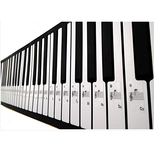 1Set Piano Stickers 61 Key Electronic Keyboard 88 Key Electrical Piano Music Decal Label Note - Thumbnail 4