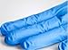 The Basic Medical Nitrile Gloves Medical Grade, Powder Free, Latex Rubber Free, Disposable, Non Sterile, Food Safe, Textured, Blue Color, Convenient Dispenser Pack of 100, Size Medium