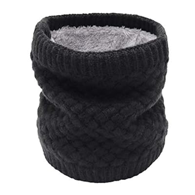 Aiphamy Winter Fleece Lined Knitted Neck Warmer Neck Gaiter Scarf for Women Mens Aiphamy Winter Fleece Lined Knitted Neck Warmer Neck Gaiter Scarf for Women Mens