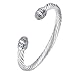 UNY Fashion Jewelry Brand Cable Wire Retro Antique Bangle Elegant Beautiful Valentine