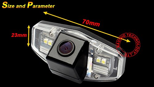 170° Reversing Vehicle-Specific Camera Integrated in Number Plate Light License Rear View Backup Camera for Accord Civic Odyssey Pilot Acura TSX