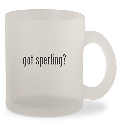 got sperling? - Frosted 10oz Glass Coffee Cup Mug