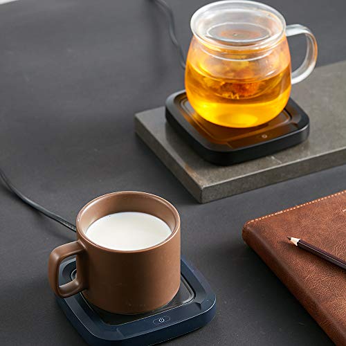 Coffee Mug Warmer,Vobaga Coffee Cup Warmer for Office Home Desk Use, Electric Coffee Warmer Plate(Up to 131℉/55℃) For Cocoa, Tea, Water, Milk,Black - Thumbnail 7