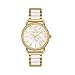 Bulova Women's Quartz Stainless Steel and Ceramic Casual Watch, Color:Two Tone (Model: 44L172)