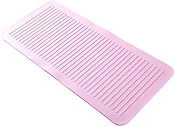 Non Slip Bath Tub Mat Massage Shower Pad With Strong Suction Cup Anti-Bacterial PVC, BPA and Odor Free,By Youzpin13"×30" (Pink)