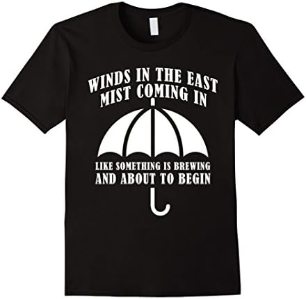 Mens Umbrella Shirt - Winds in the East mist coming begin XL Black