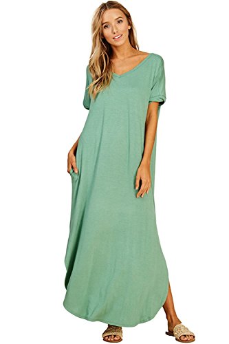 long split maxi dress