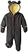 Magnificent Baby Unisex-Baby Newborn Ash Lemon Fleece Bear Pram, Ash/Lemon, Newborn