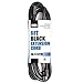 Iron Forge Cable 6 Ft Black Extension Cord, 16/3, 6 Foot Extension Cord, 3 Prong, Weatherproof - Great for Outside Use