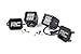Rough Country - 70903-2-inch Chrome Series CREE LED Square Lights (Pair) for Anywhere You Can Mount It