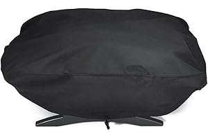 Startbuymore Waterproof Protective Cover Compatible with For Weber For Q1000 Q2000 Q200 Portable BBQ Grills Featuring Tear Re