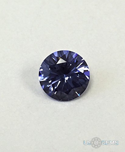 Tanzanite. Round Brilliant cut 7 mm. 1 Ct. US@GEMS