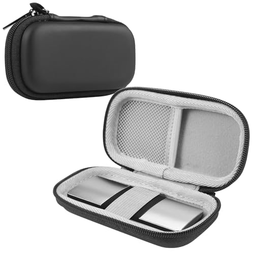 Leayjeen Heart Monitor Case for KardiaMobile Personal EKG Device, Lightweight and Durable, Double Protection (case only) Black