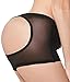 Everbellus Butt Lifter Boy Shorts Tummy Control Panties Black L