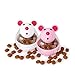 BSMTech Interactive Cat Toy,Mouse Tumbler Feeder Food Dispenser,Tumbler IQ Treat Ball,Fill Chew Toy Dispensing Food Toys for Cats (pink)thumb 1