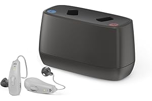 Jabra Enhance Select 50R OTC Hearing Aids, Audiology Team Care Included, Bluetooth Streaming for Calls, Music, Media for iOS & Android, Nearly Invisible & Comfortable, Noise Reduction - Grey