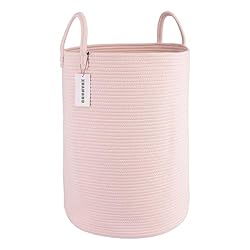 XUANGUO Cotton Rope Laundry Basket Hamper for