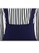 VfEmage Women's Vintage Faux Twinset Striped Wear to Work Stretch Bodycon Dress