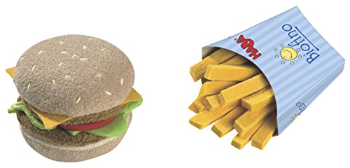 HABA 1475 Hamburger und Pommes, Kleinkindspielzeug