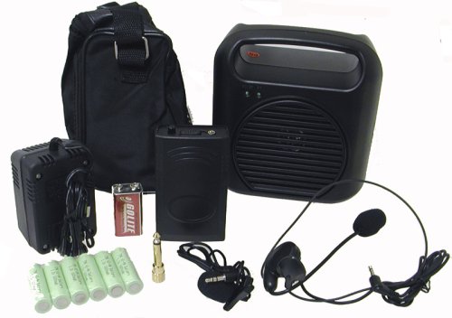Hisonic HS110R Rechargeable & Portable Wireless PA System, Like Smaller HS120B