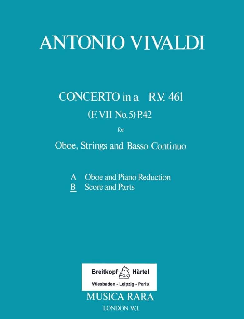 CONCERTO IN A RV 461 HAUTBOIS