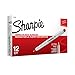 Sharpie 37002 Permanent Markers, Ultra Fine Point, Red, 12 Count primary