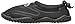 Women's Wave Water Shoes Pool Beach Aqua Socks,Yoga, Exercise (8, Black/Black)