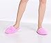 Pembrook Ladies Slippers with Memory Foam – Pink - S/M (6-8.5) – Fuzzy Soft Coral Fleece with non skid sole – Great Plush Slip On House Slippers for adults, women, girls
