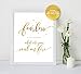 Motivational Message Poster Wall Decor –Be Fearless in Pursuit of What Sets Your Soul on Fire Inspirational Decal Quote – 8 x 10 Inch 600gsm Thick Matte Paper, Real Gold Foil Letters