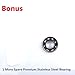 Syourself Titanium Alloy Tri-Spinner Hand Fidget Toy, +1 Replacement Hybrid Ceramic Bearing- 5-7 mins High Speed & Quiet Spin EDC Focus Toy for Stress Relieve Anxiety Adult Children(Round Rainbow)