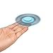 FridayFun For Tri-Spinner Fidget Blue EDC ADHD Foucus Toy With High Speed Small Bearing Anxiety Relief Toys,Smaller Friction and Longer Rotation