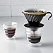 Hario V60 Metal Coffee Dripper, Size 02, Black