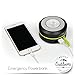 Bright Outdoors LED, USB Rechargeable and Collapsible Solar Lantern with 1800 mAh Emergency Powerbank